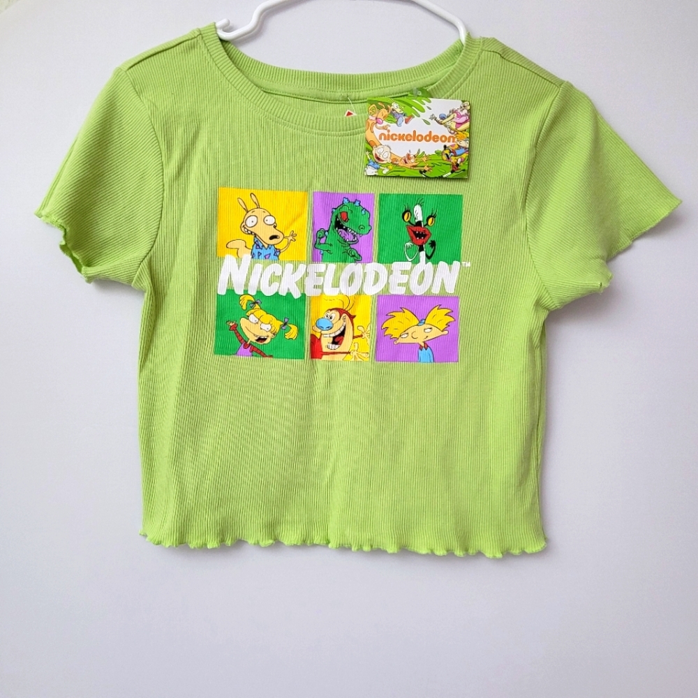 Nickelodeon Kids Green Graphic T-Shirt